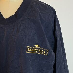 Martell Cognac Golf Windbreaker Shirt LARGE New with Tags, Teflon Protected